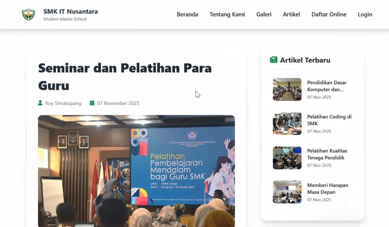 Install Laravel 12 untuk Proyek Website Sekolah