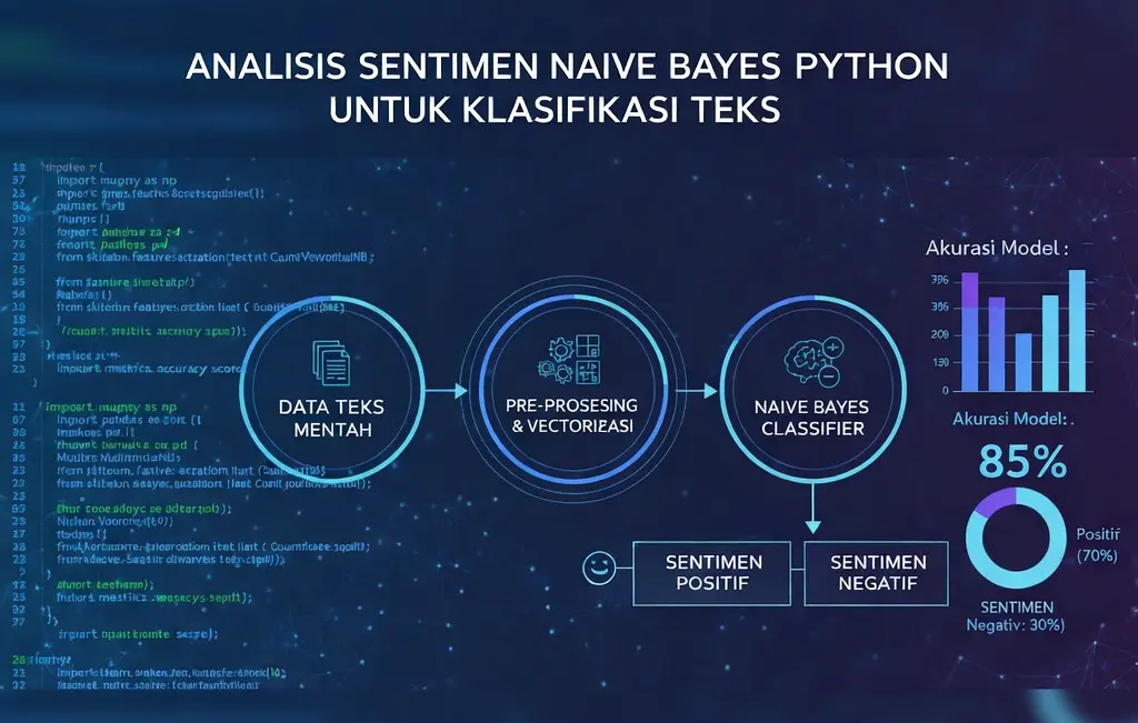 Analisis Sentimen Naive Bayes Python untuk Klasifikasi Teks