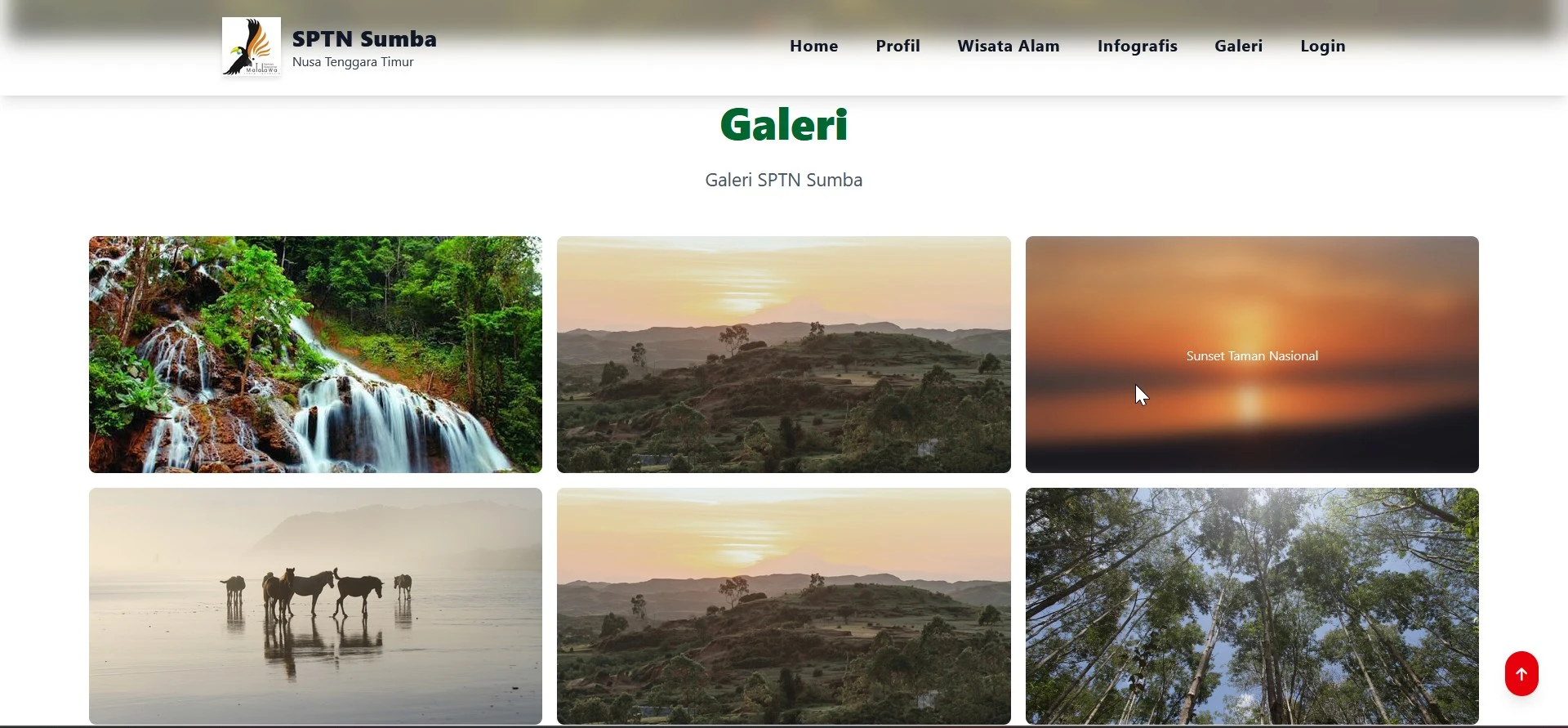 Thumbnail Source Code Website Wisata Modern - AR Dev 2