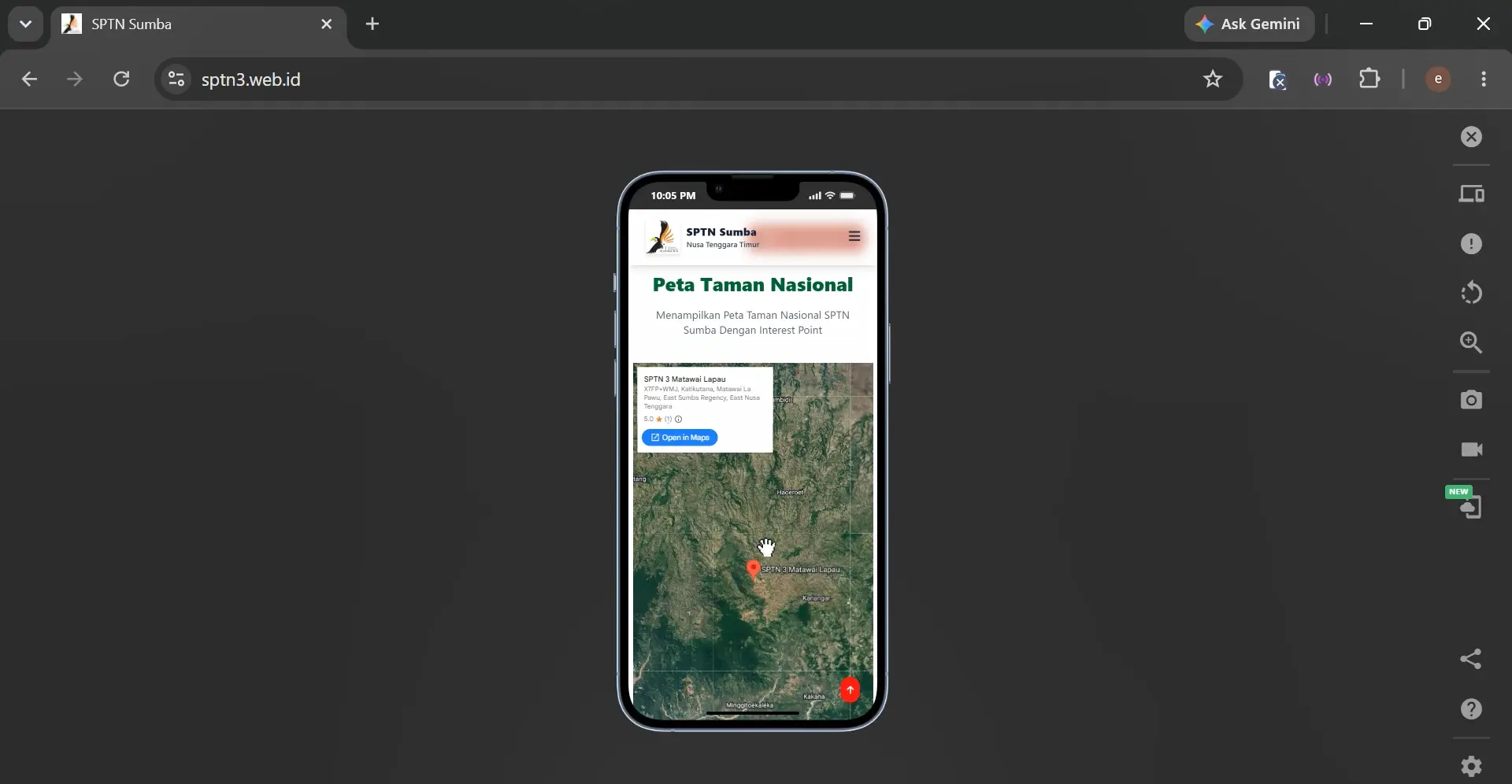 Thumbnail Source Code Website Wisata Modern - AR Dev 3